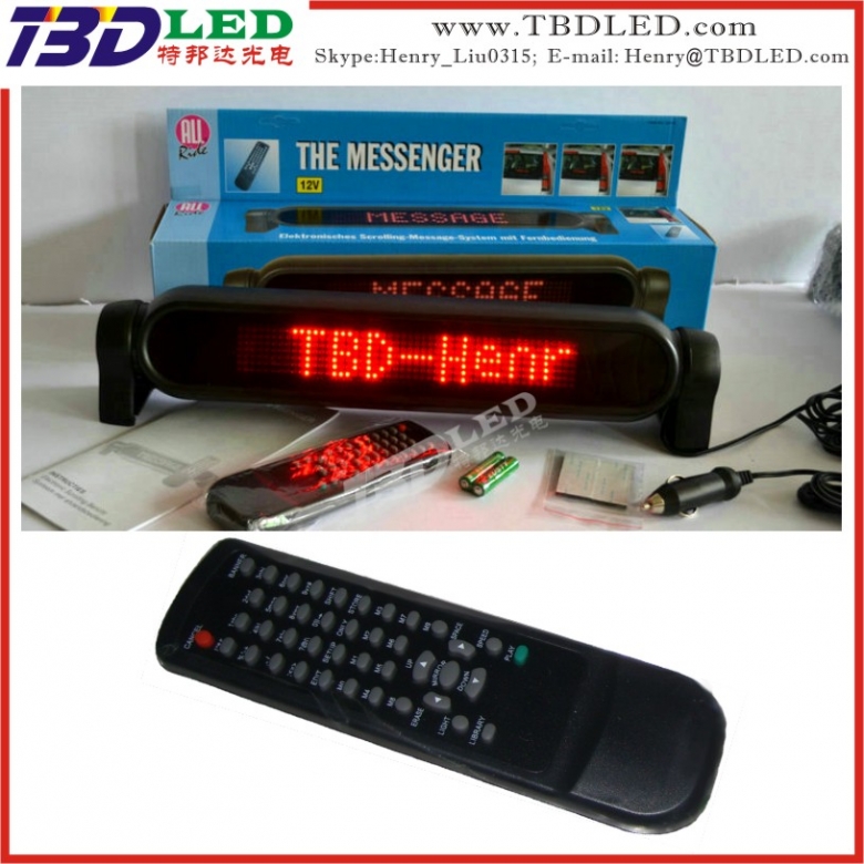 D750 LED Car message sign with remote