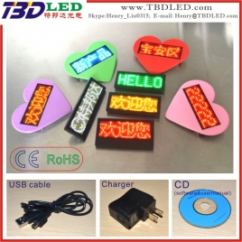 led name badge